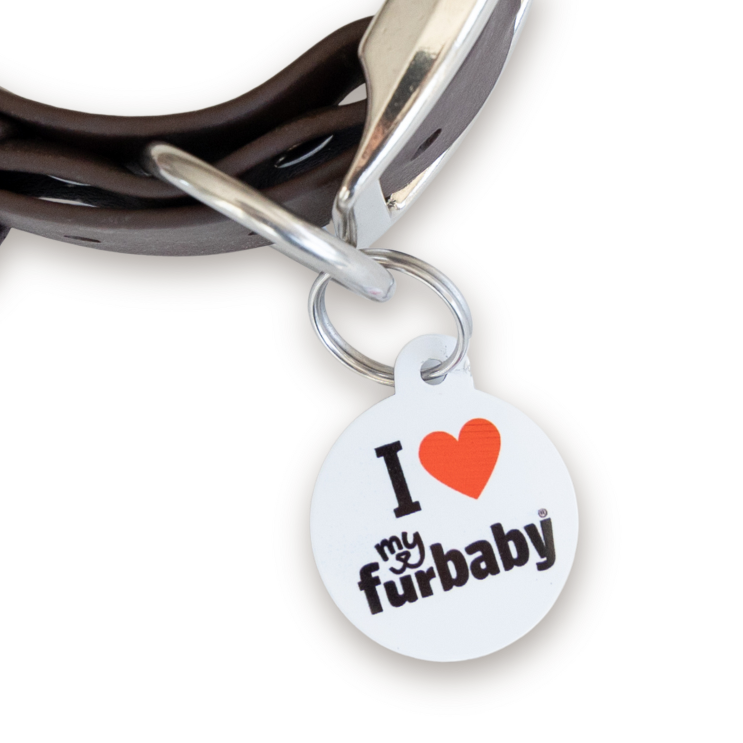 I Love My Hooman Dog Tag