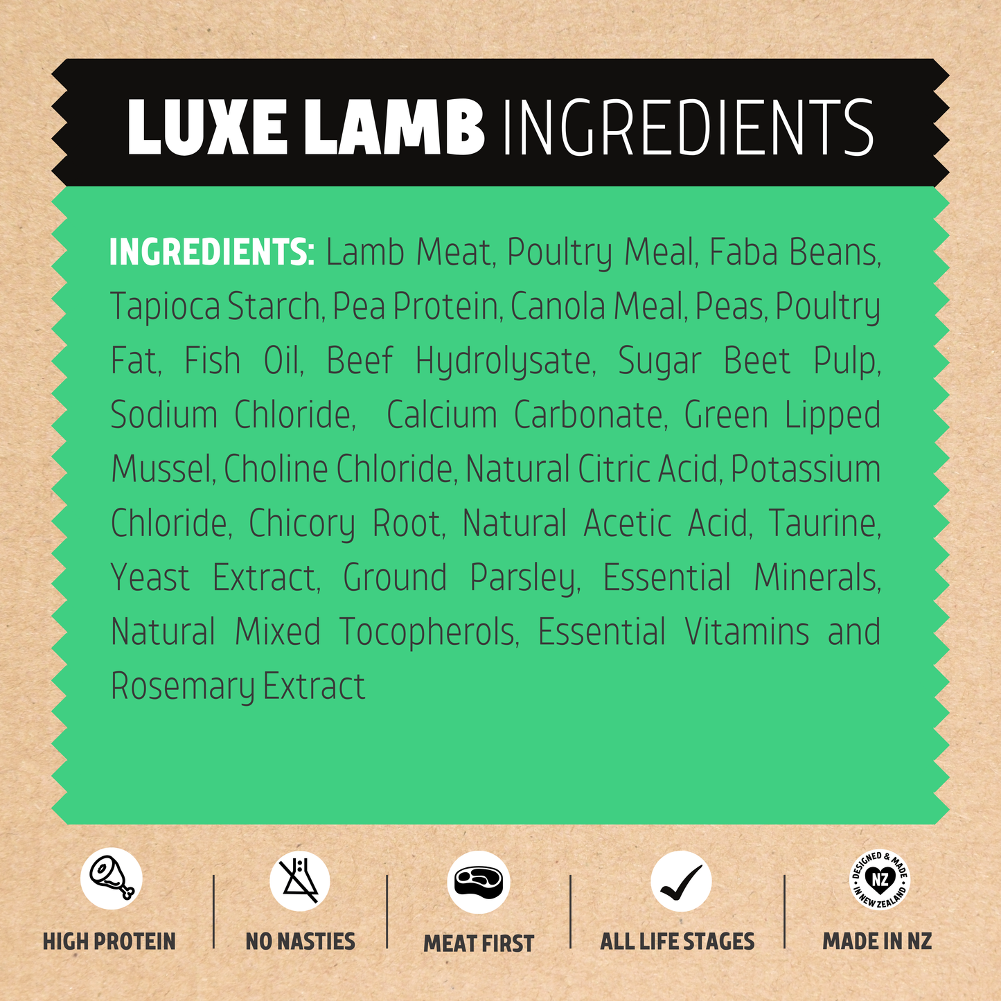 Luxe Lamb Dog Food