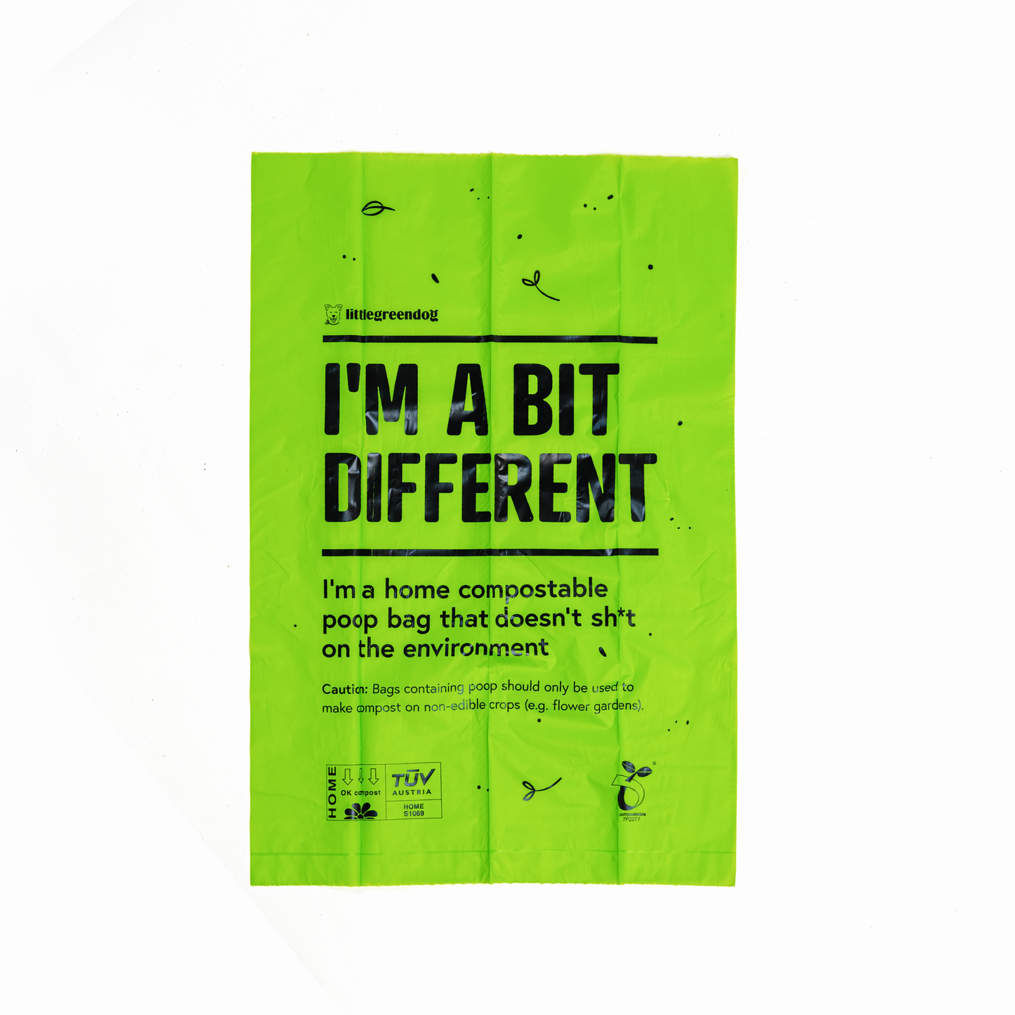 Compostable Dog Poop Bags - 60 Pack