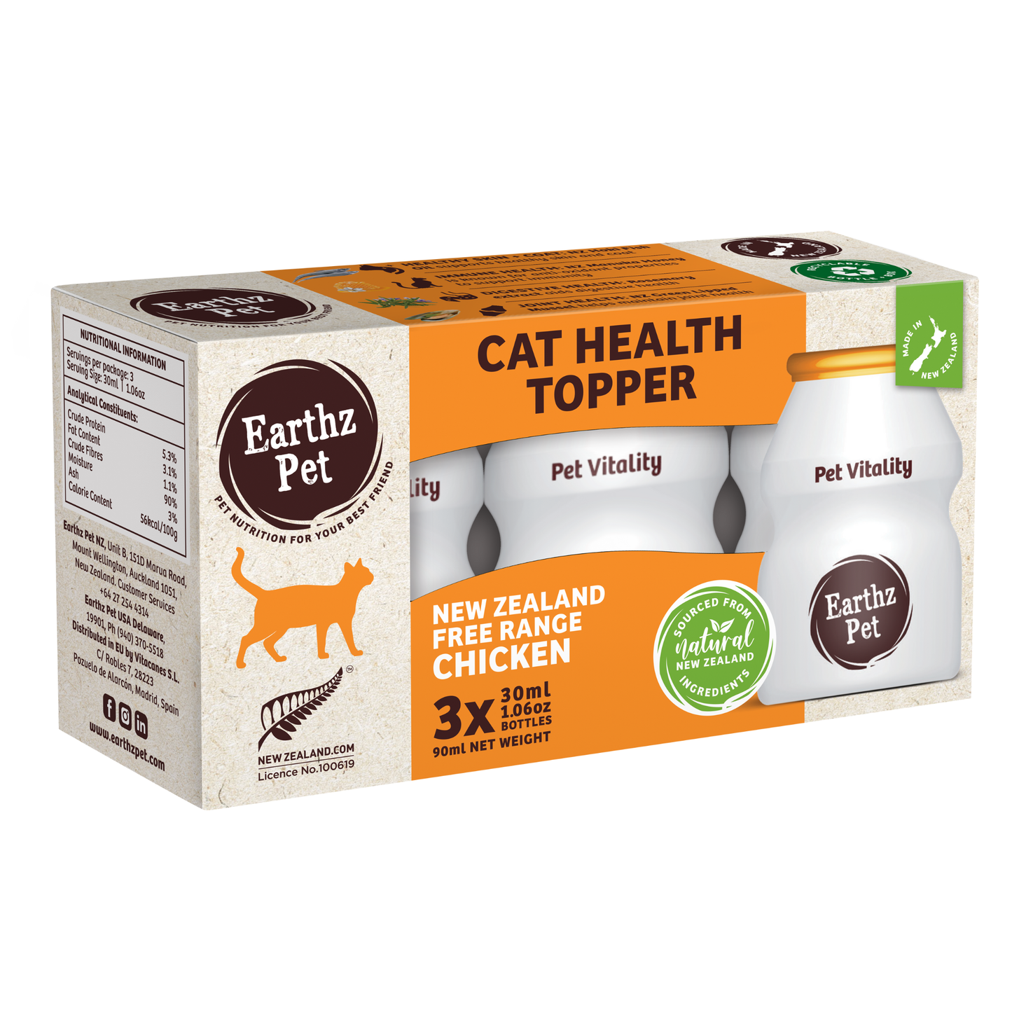 Gravy for cats - Earthz Pet Chicken 35ml